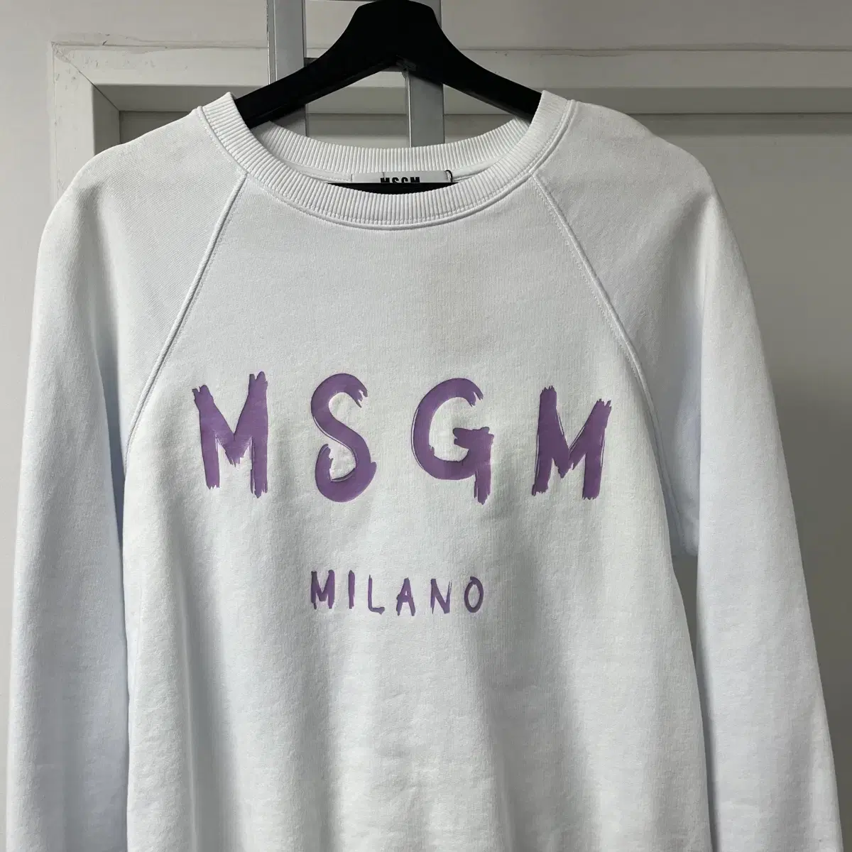 MSGM 맨투맨 화이트 M(w)