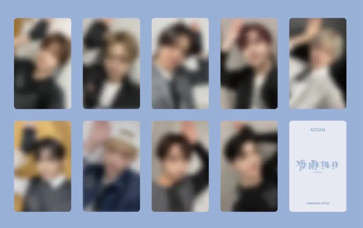 &team Yukiakari weverse 2nd unreleased photocard ej Kei nicholas yuma Joe Harua