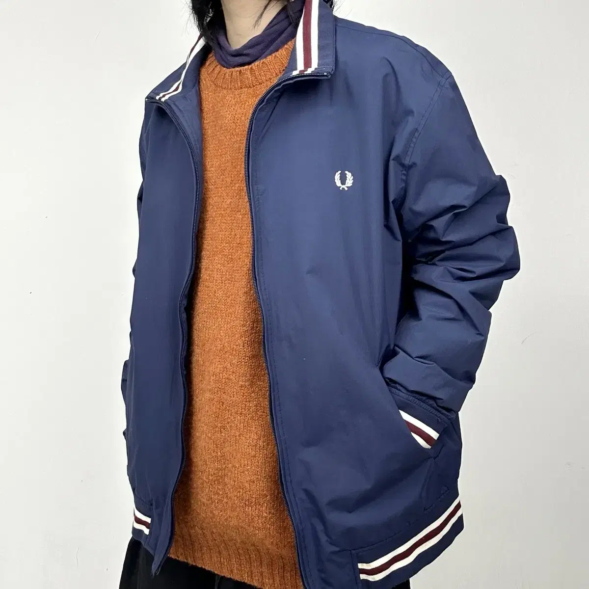 (무료배송) Fredperry 프레드페리 월계수로고 나일론 자켓