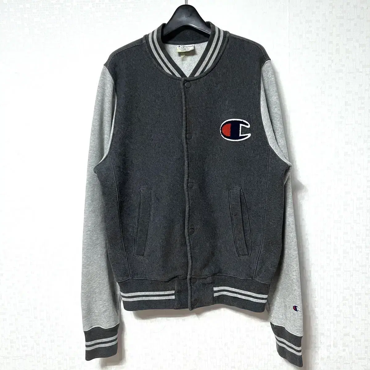 [S,90](Genuine)Champion Bloo Tac Stadium Varsity Jacket