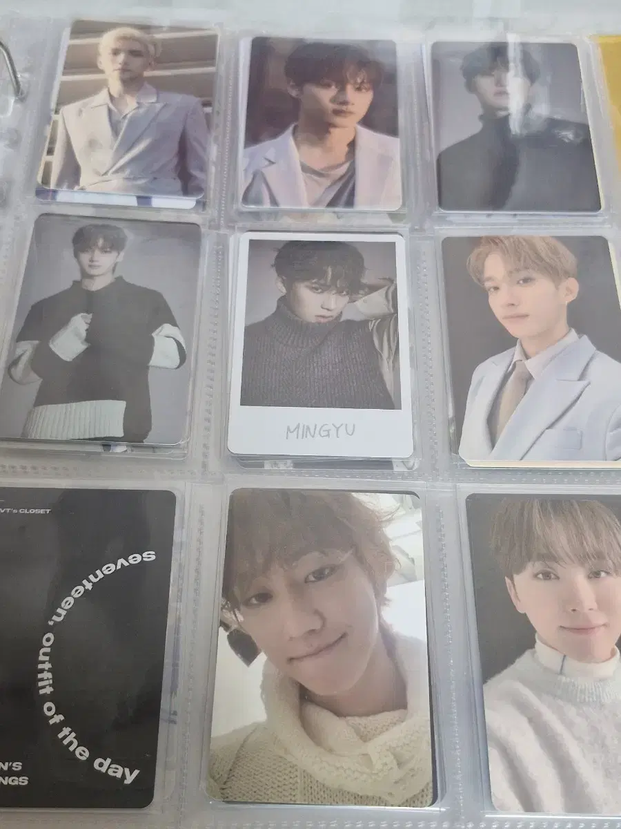 Seventeen photocards, binder bulk sells