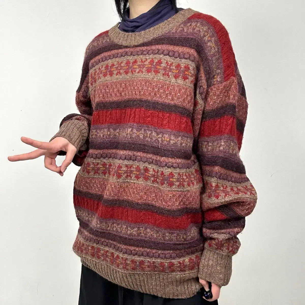 1990s Lincoln Scottish Fair Isle Knit