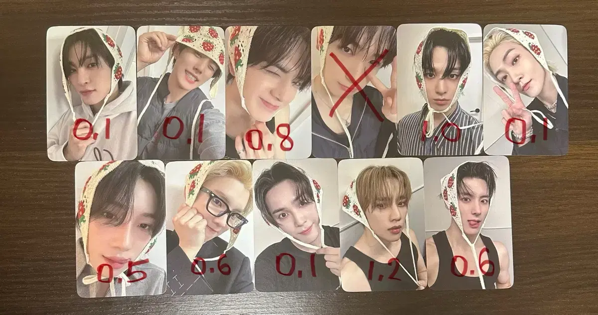 The Boyz everline unreleased photocard Knitting Bandana WTS