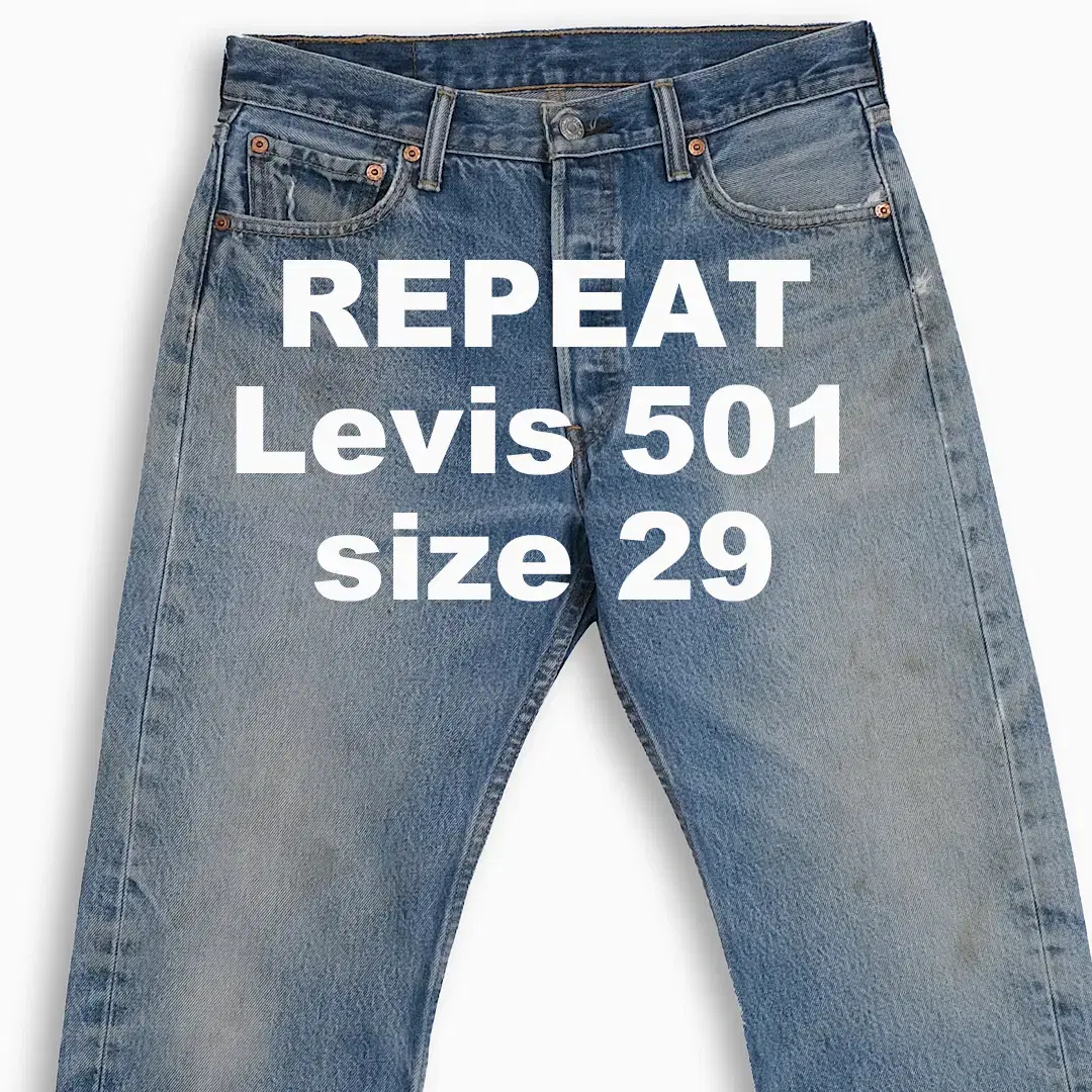 Vintage Levi's 501 Mid Blue 29 Inch LV50131181