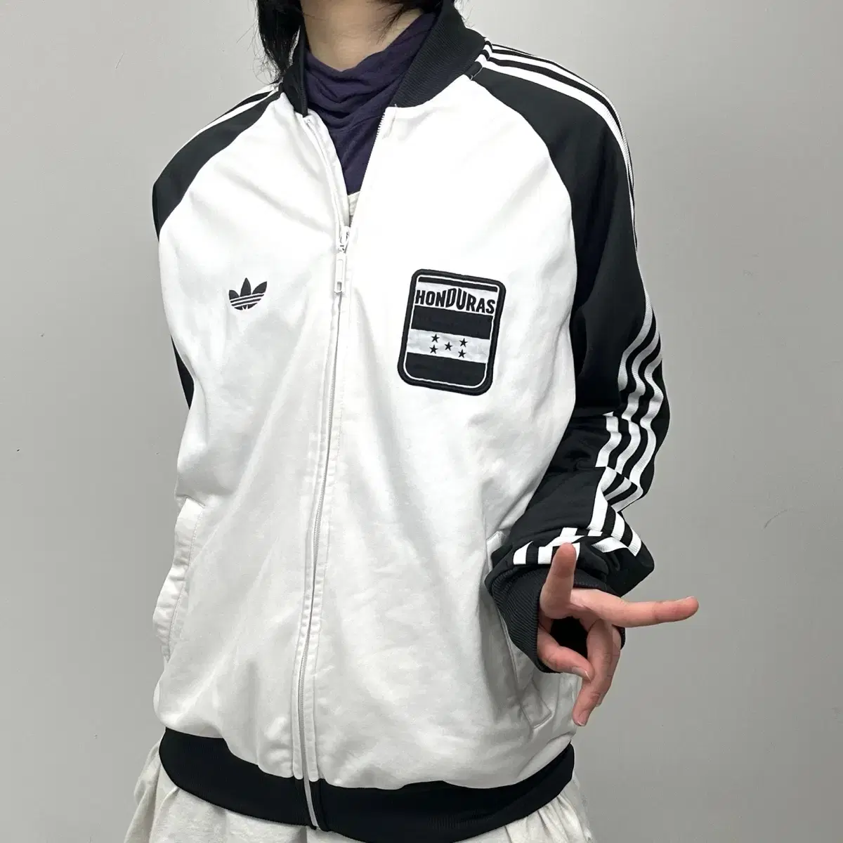 (Free shipping) Adidas Honduras Oreo Jersey Jacket