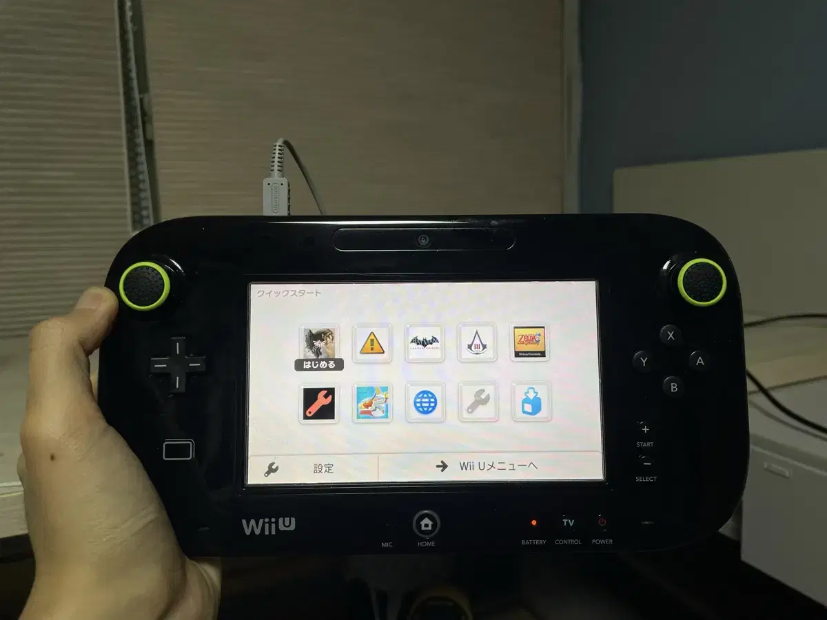 WII U 일본어판 ( 일부게임 한글화 )