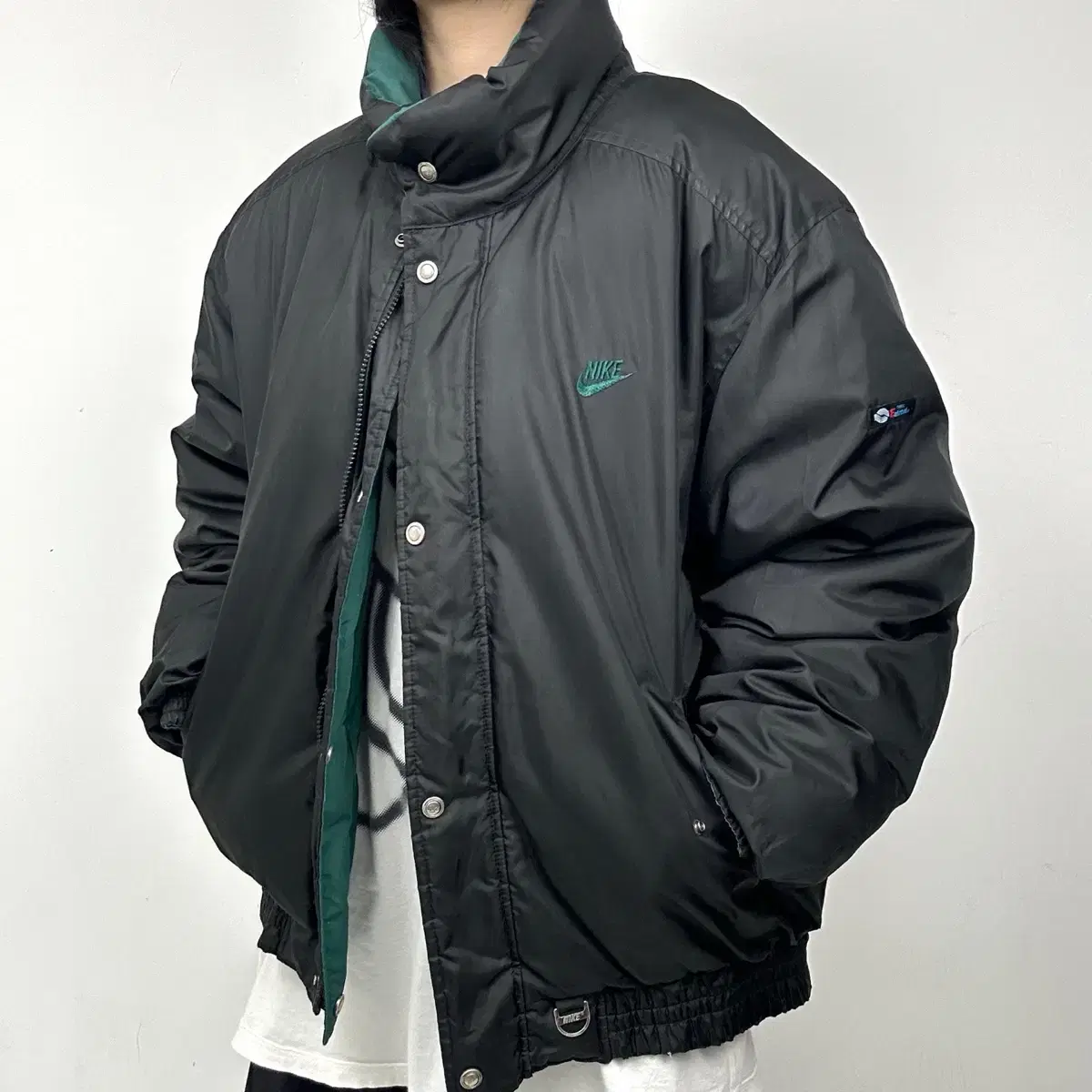 (무료배송) 1990s NIKE 나이키 삼나스포츠 리버시블 패딩