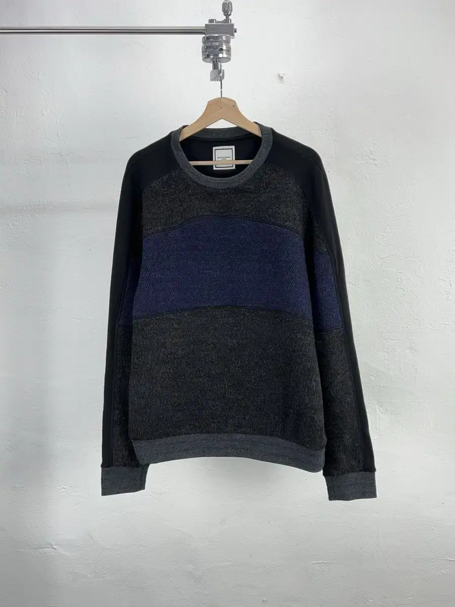 Wooyoung Mi Multicolor Striped Herringbone Wool Knit