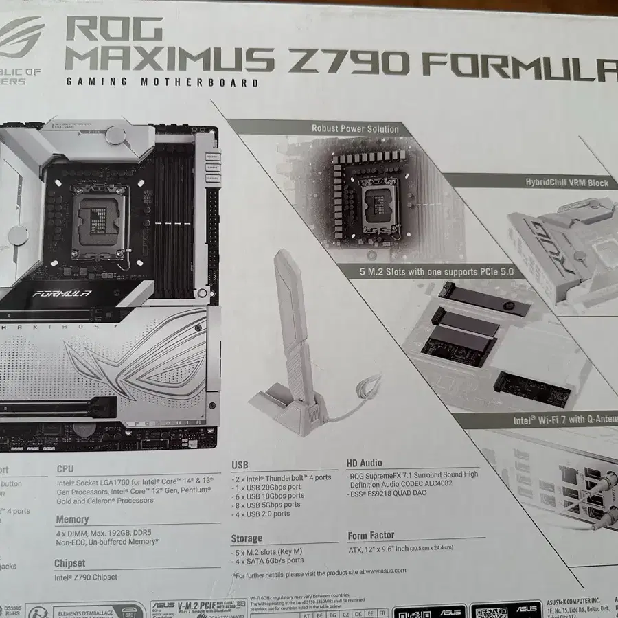 z790 formula ROG 메인보드.      13700k벌크