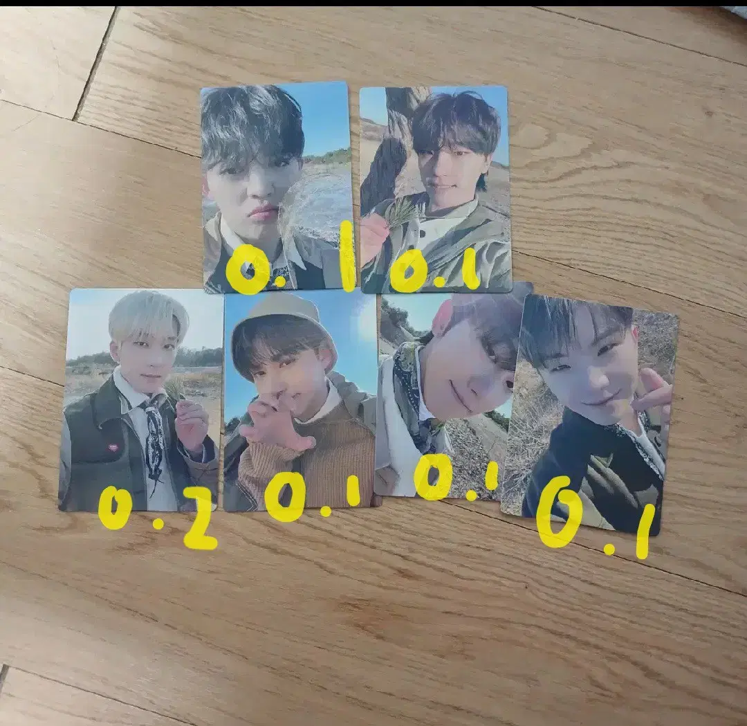 Seventeen Feathersun Hot weverse pre-order benefit hologram Postcards Framed WTS