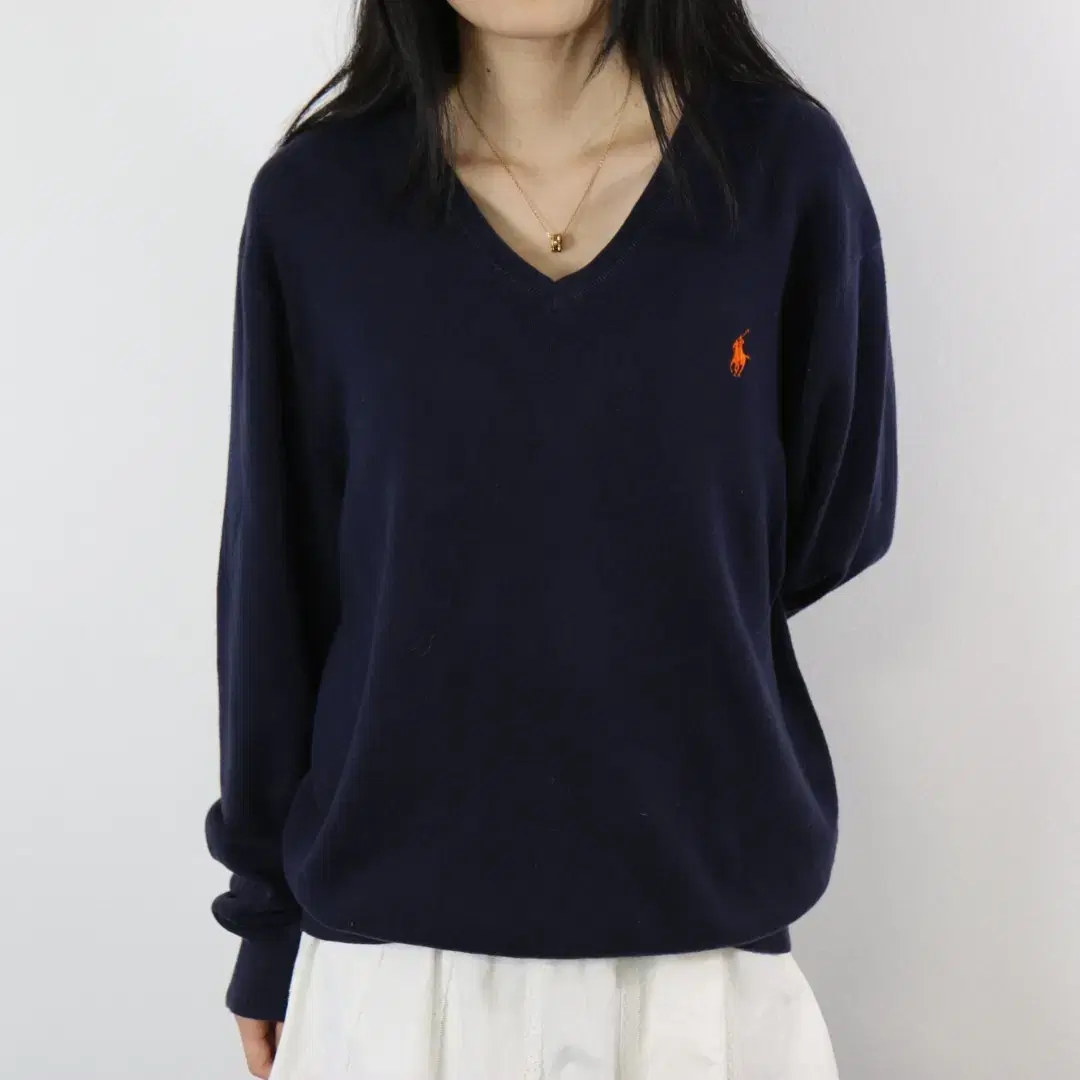 Polo Ralph Lauren Navy Pima Cotton Knit