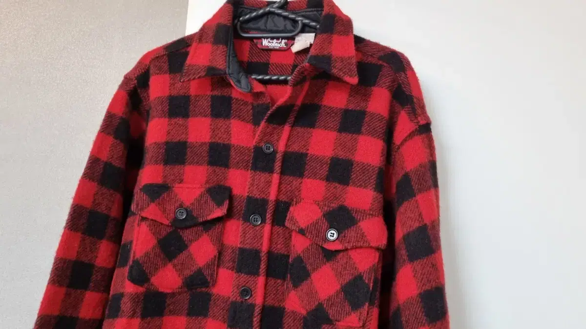 Woolrich 70s-80s USA Check Funnel Shirt