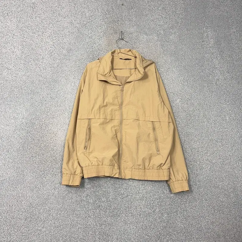 Zara Beige Classic Work Zip-up Jacket XL