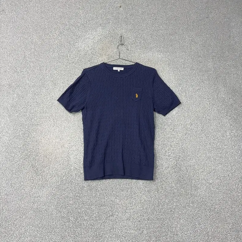 US Polo Ass'n Pretzel Knit Short Sleeve M