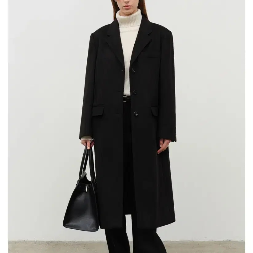 던스트 UNISEX 2-WAY 3 BUTTON CASHMERE COAT