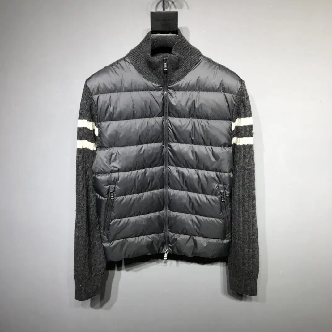 Moncler Men's Padded Wool Zip-Up Cardigan Knitted