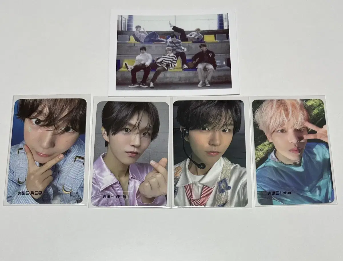 NCT wish photocard Songbird unreleased photocard with muu Letter U Ushi riku sion Jae Hee Ryoo