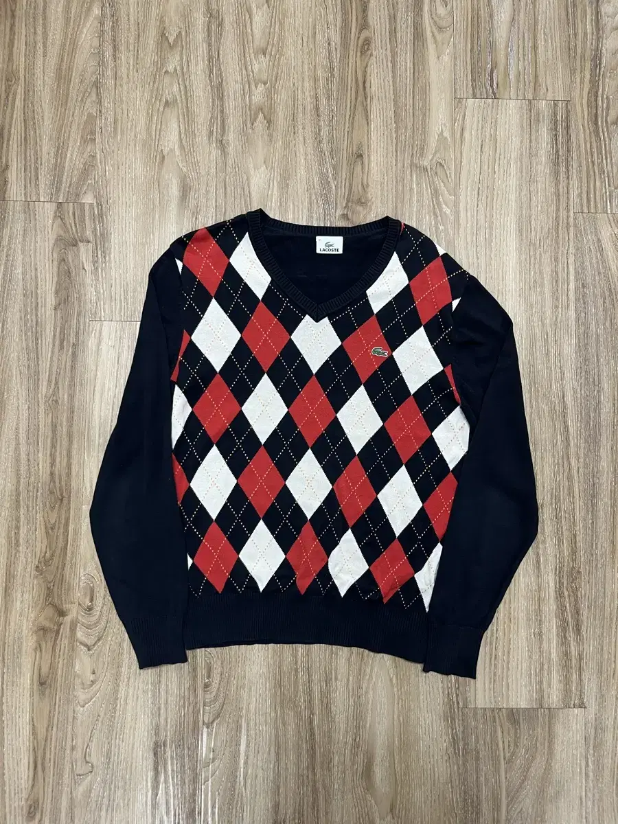 Lacoste Argyle Pattern Knit 95