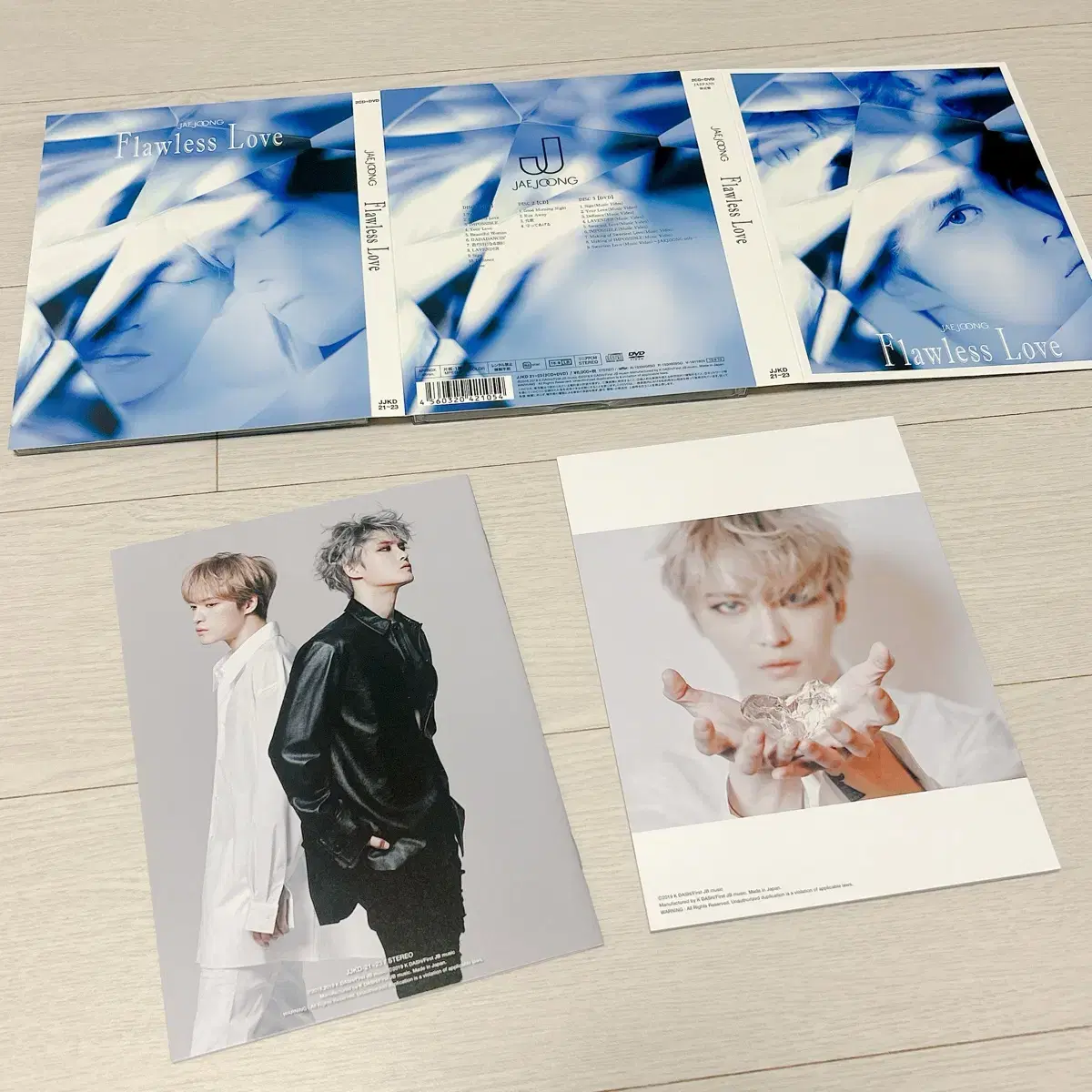 김재중 영웅재중 flawless love jaefans한정반 cd+dvd