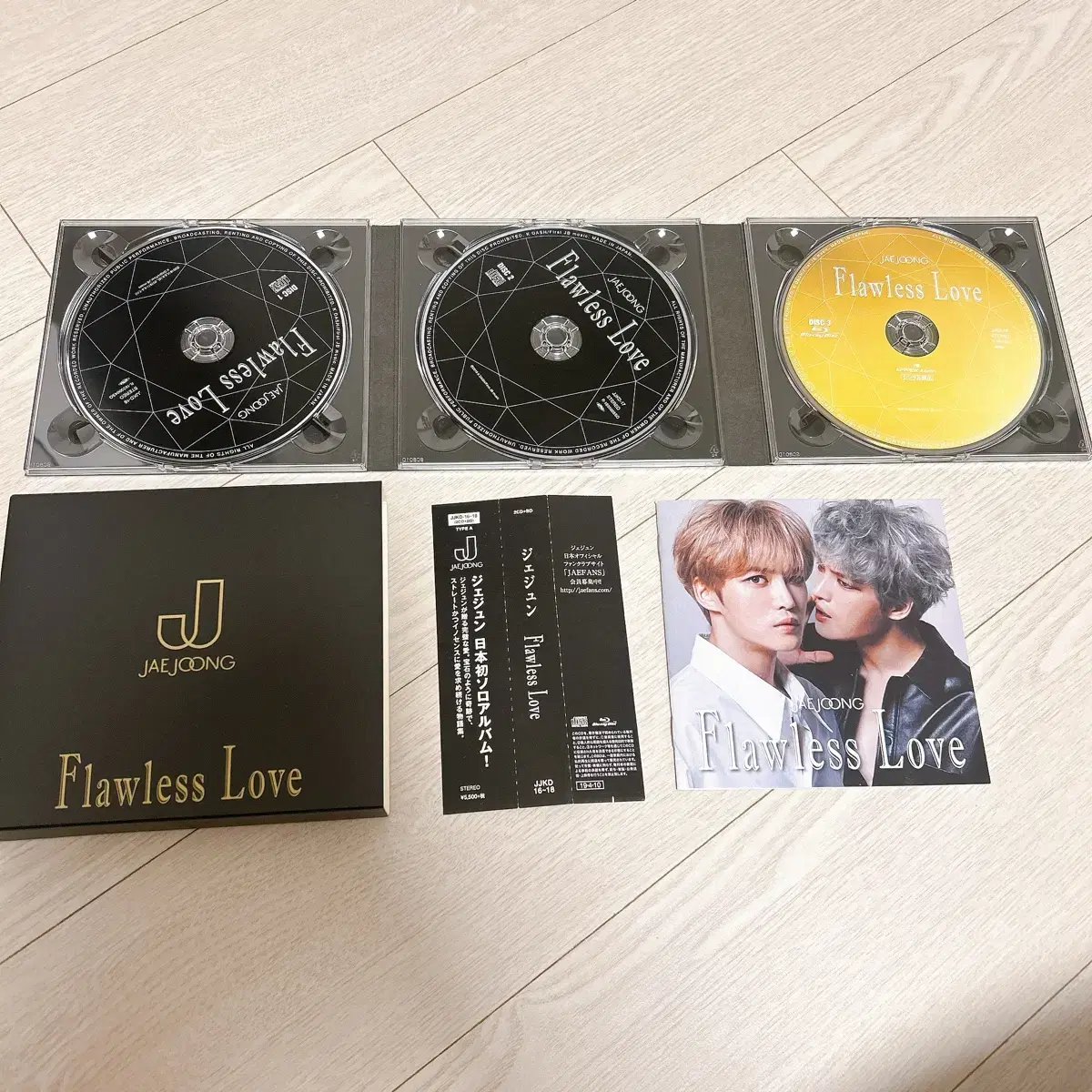 김재중 영웅재중 Flawless love A타입 앨범 (CD+블루레이)