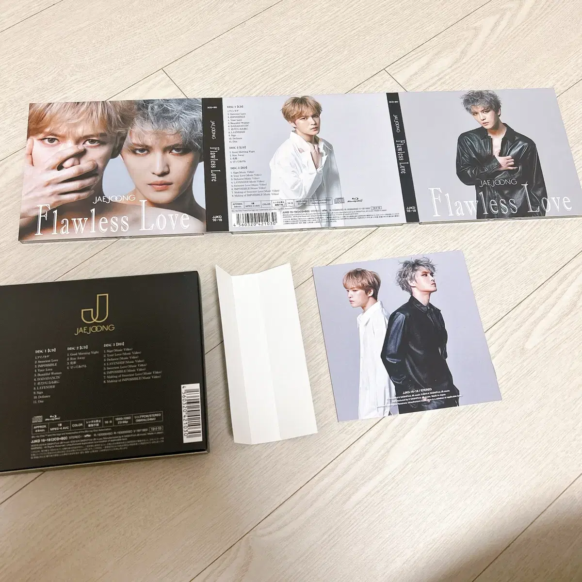 김재중 영웅재중 Flawless love A타입 앨범 (CD+블루레이)