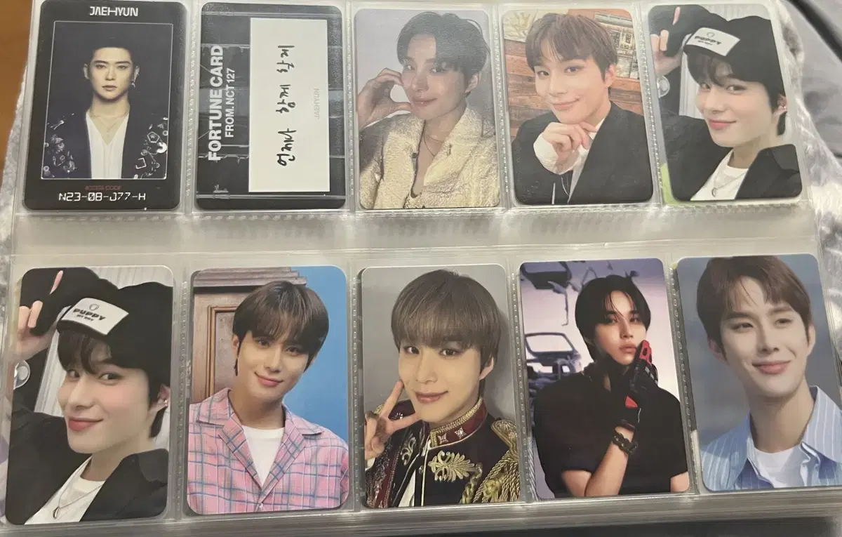 NCT MarkHaechanJungwoo JisungChenleJenoJaemin photocard wts 127 Dream doyoung Jaehyun