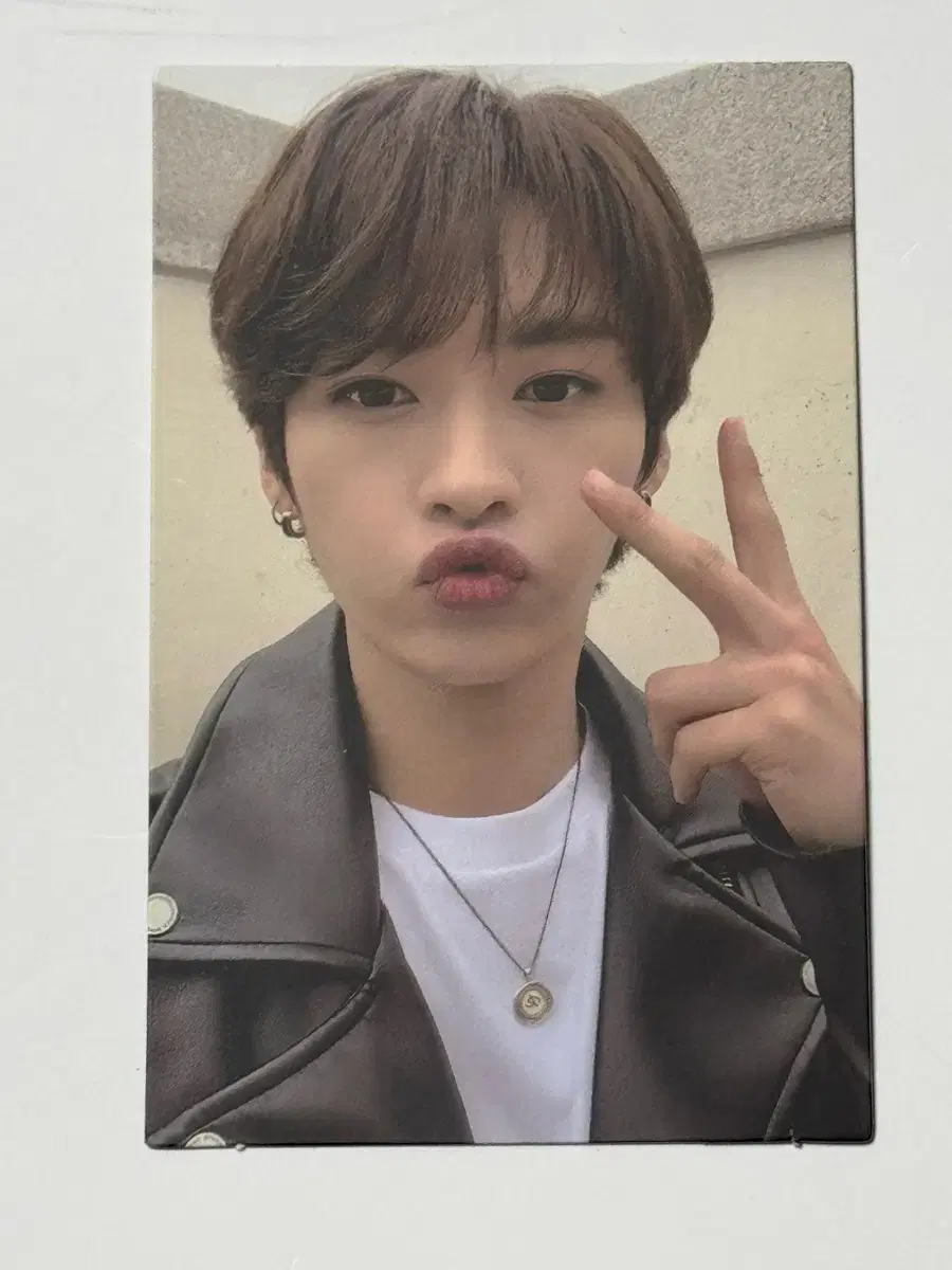 Straykids lee know photocard Two Sided Trouble skz stray kids photocard