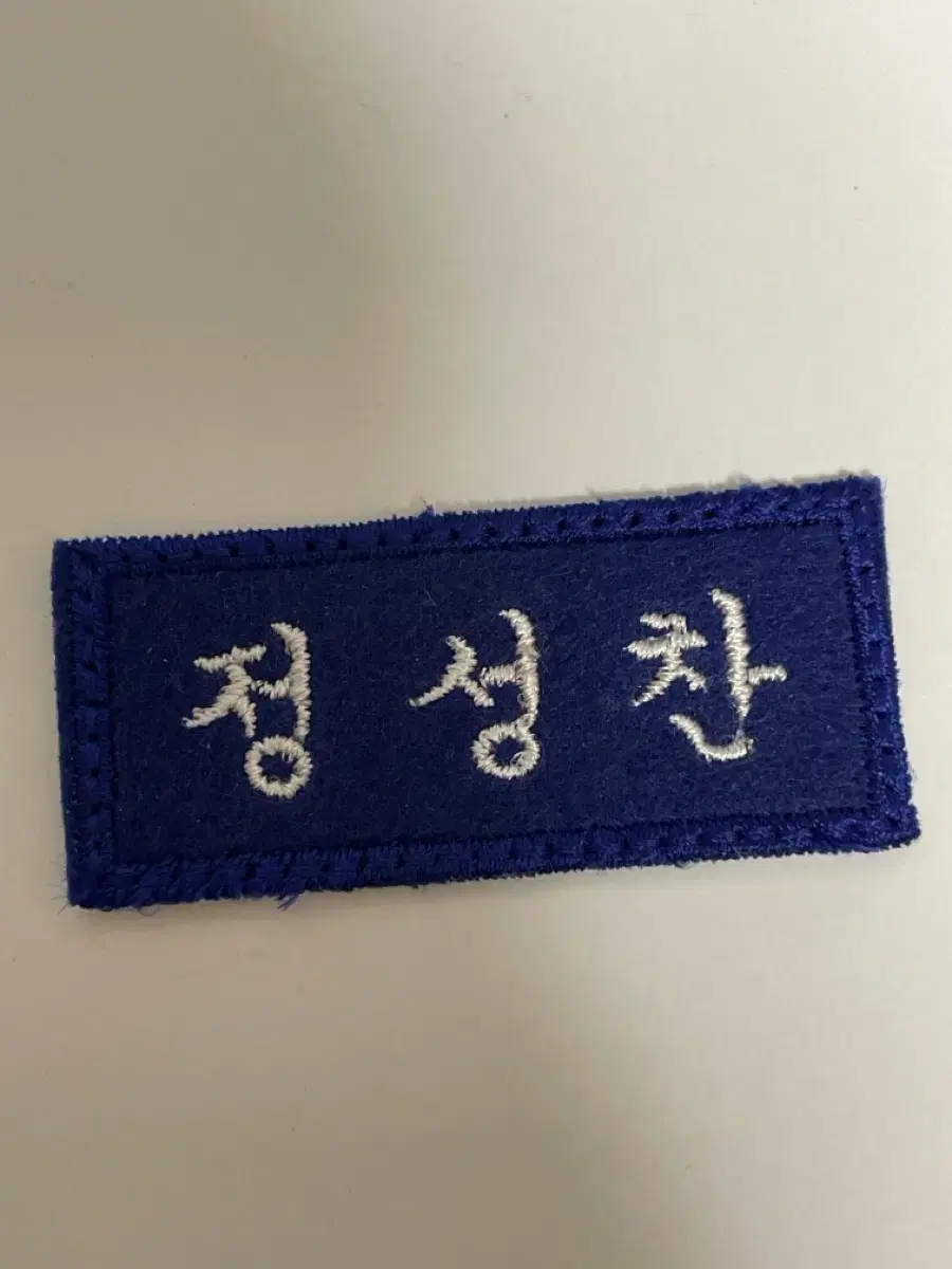 Jung Sungchan Name Badge