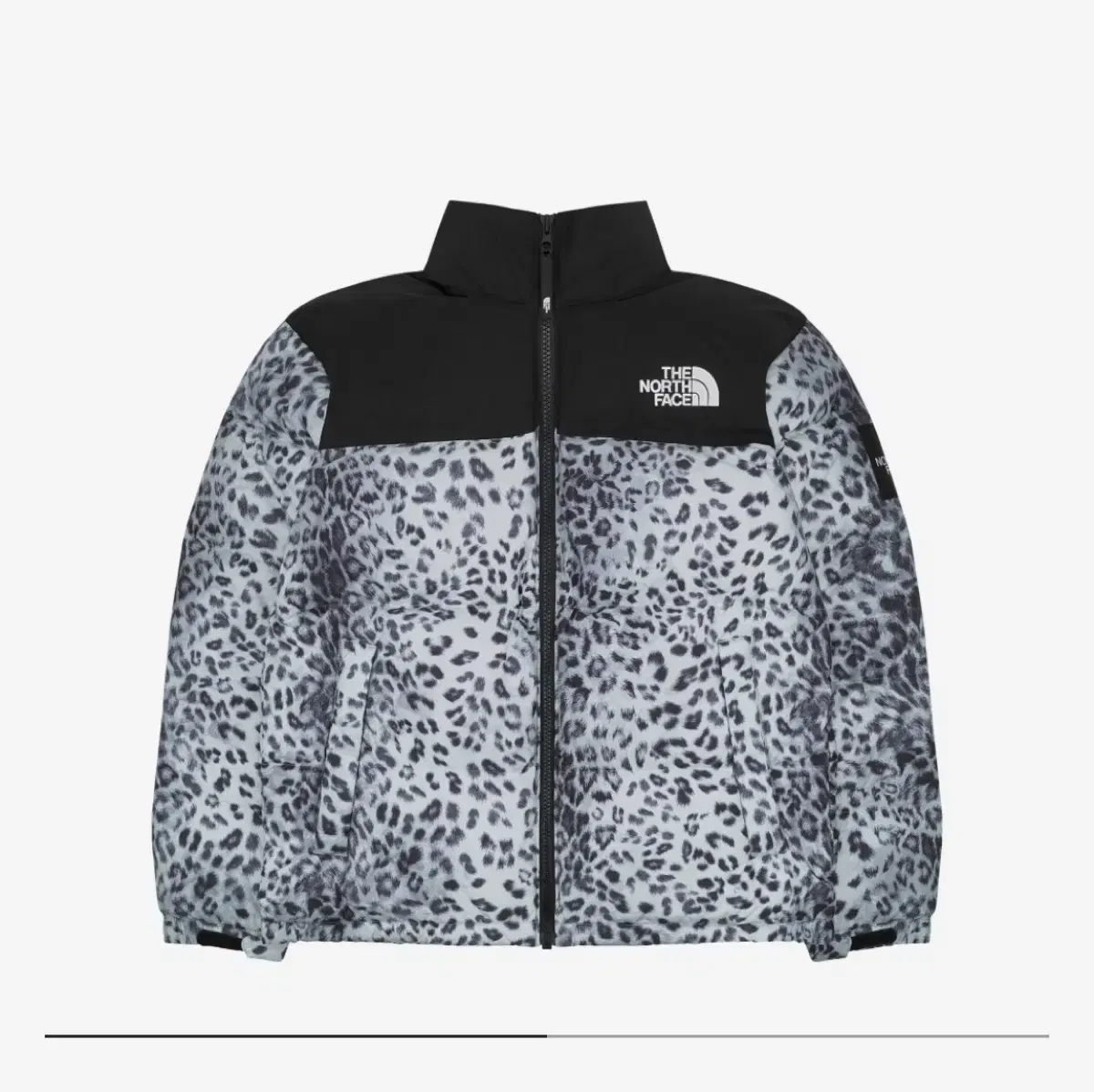 The North Face White Label Novelty Nubby Down Jacket Printed Silver