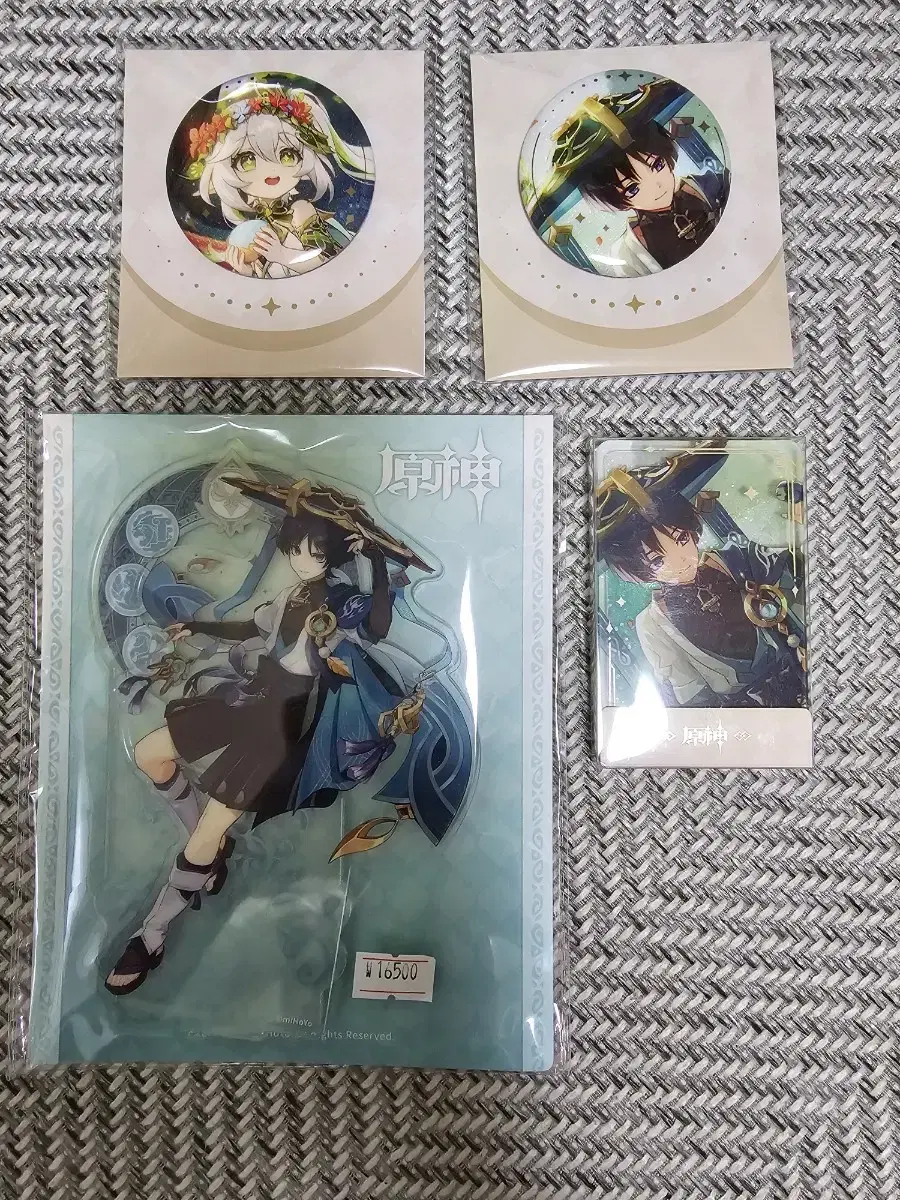 Genshin Impact Wanderer + Nahida Goods Set in Bulk (Wanderer photocard Bonus!!)