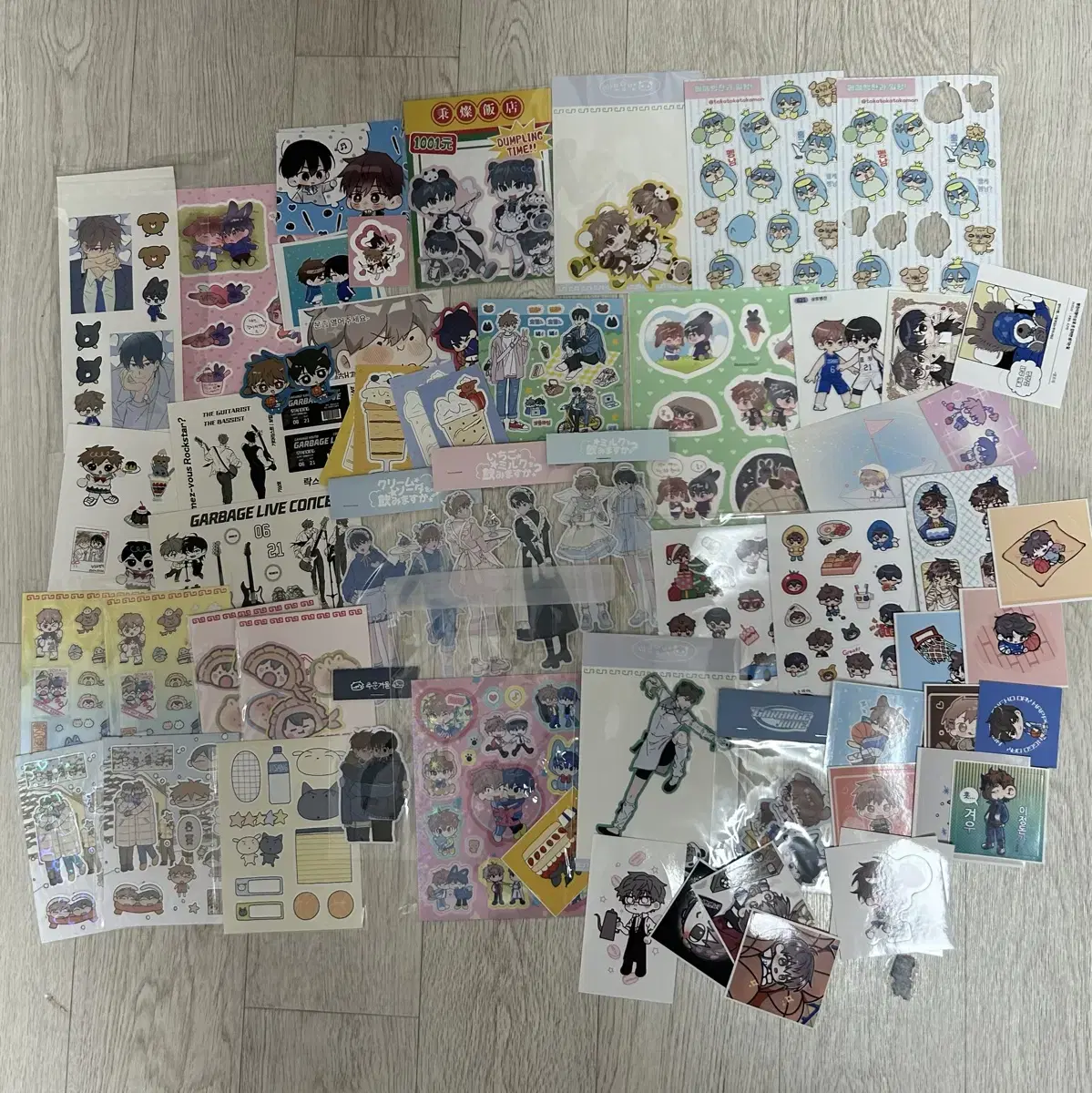 Sangbang sticker bulk gabta garbage time kimwoongae nim danmi nim boiled egg nim