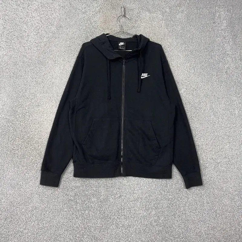 Nike Logo Black Casual Overfit Hoodie Zip Up M