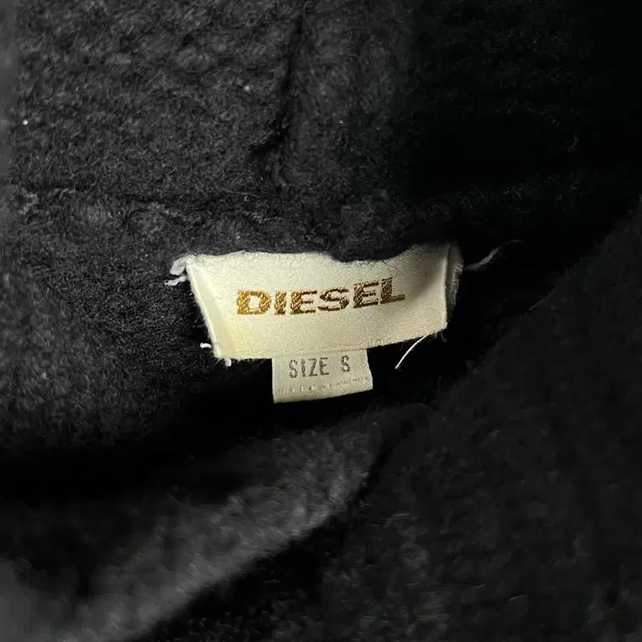 DIESEL 후드 울 니트 가디건