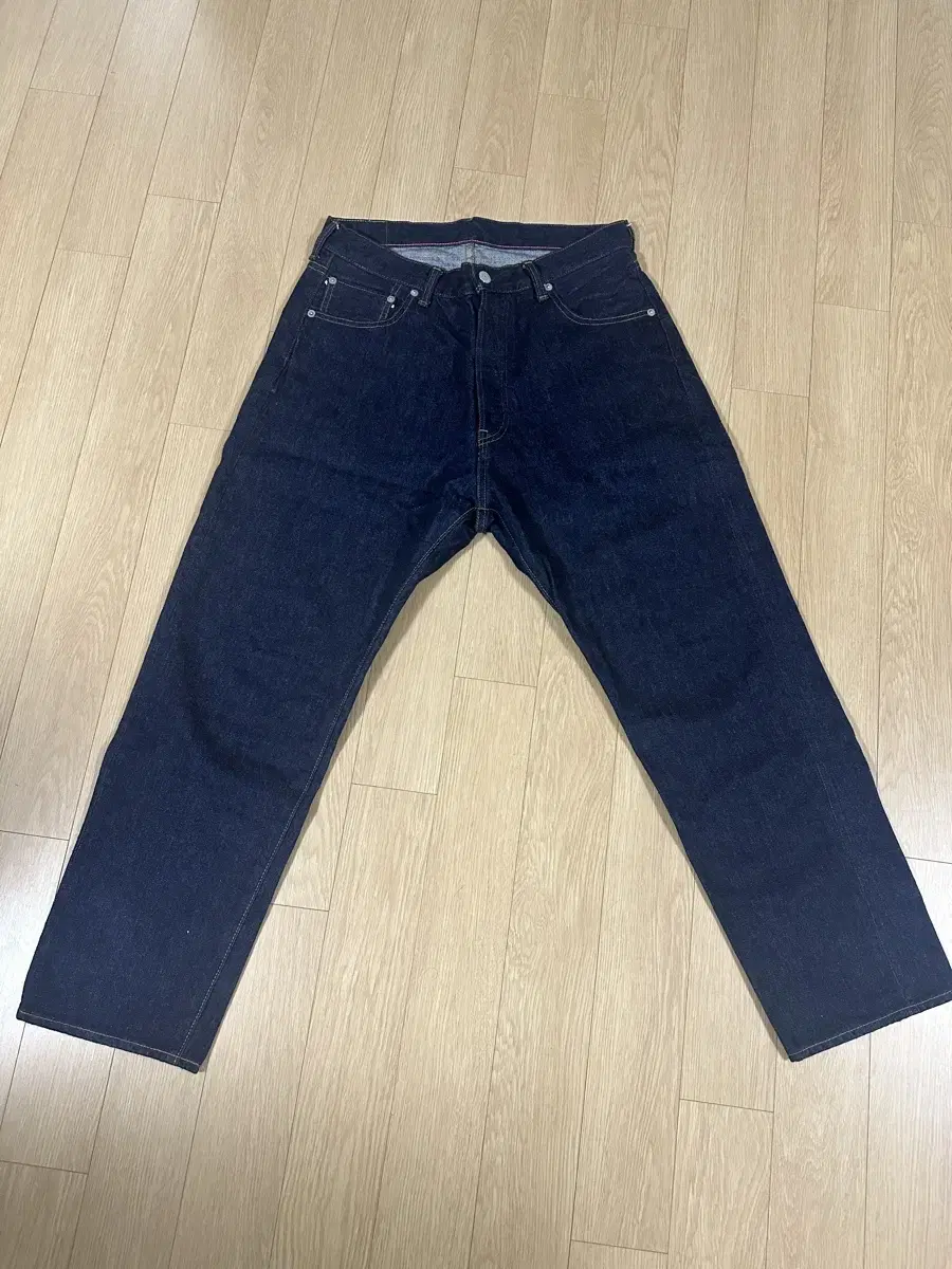 Ordinary Fit Loose Ankle Indigo One Wash Size 30