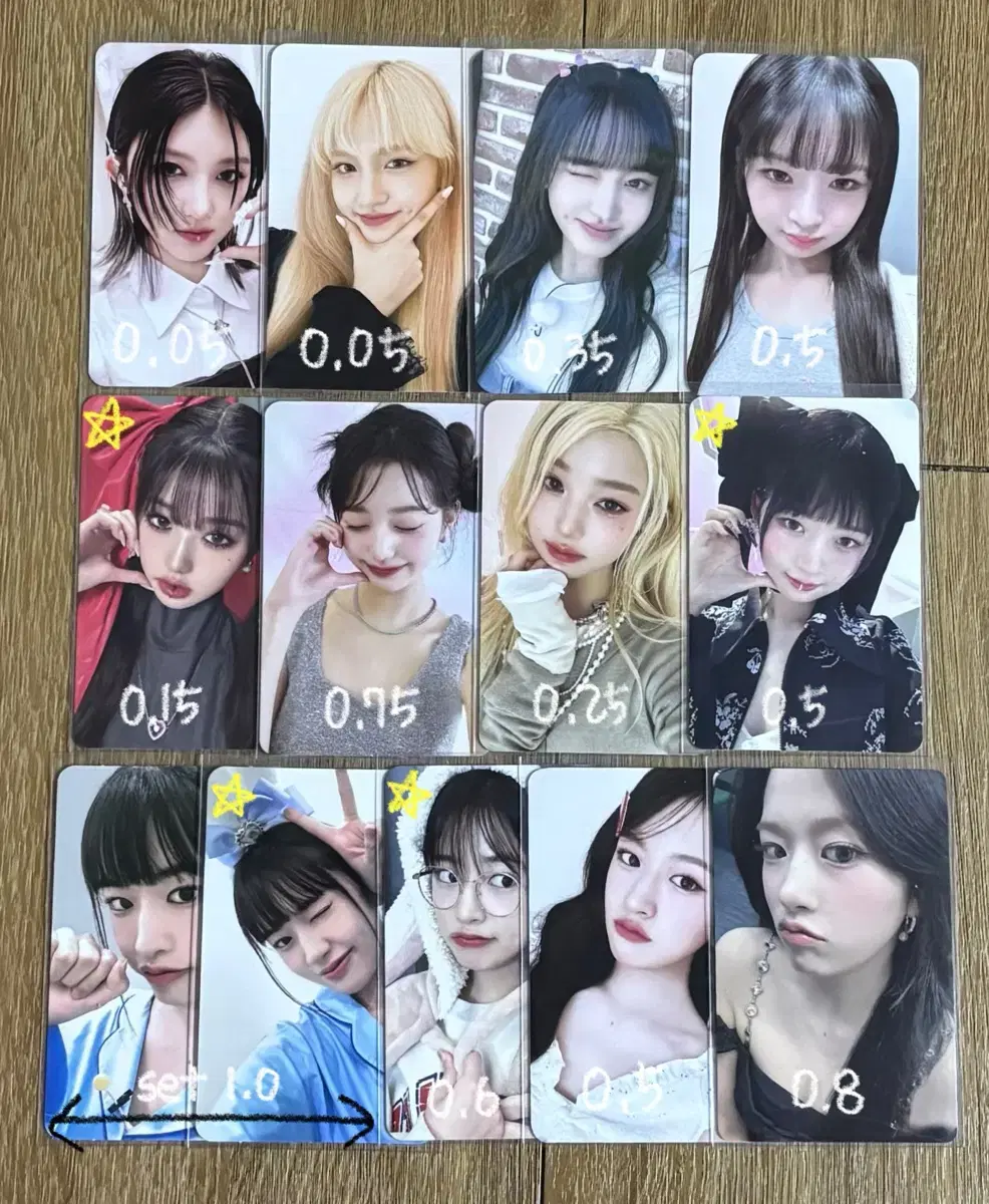 ive jang wonyoung liz leeseo lay gaeul ahn yujin photocard unreleased photocard wts sell buncheol