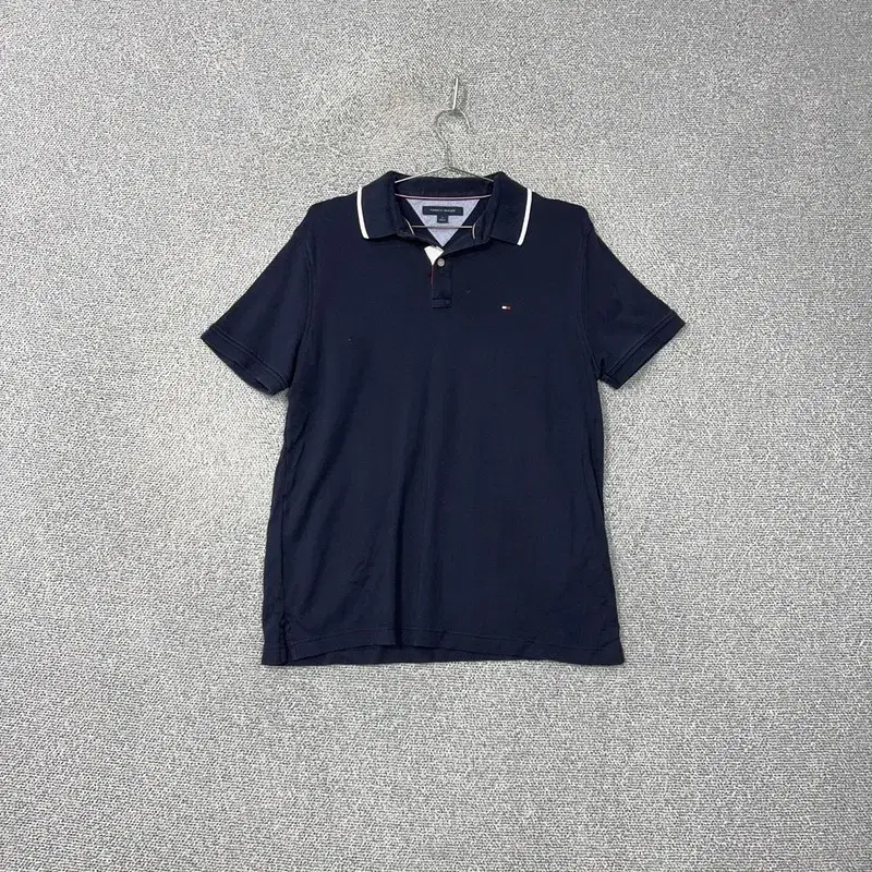 Tommy Hilfiger Navy Logo Short Sleeve Karati M