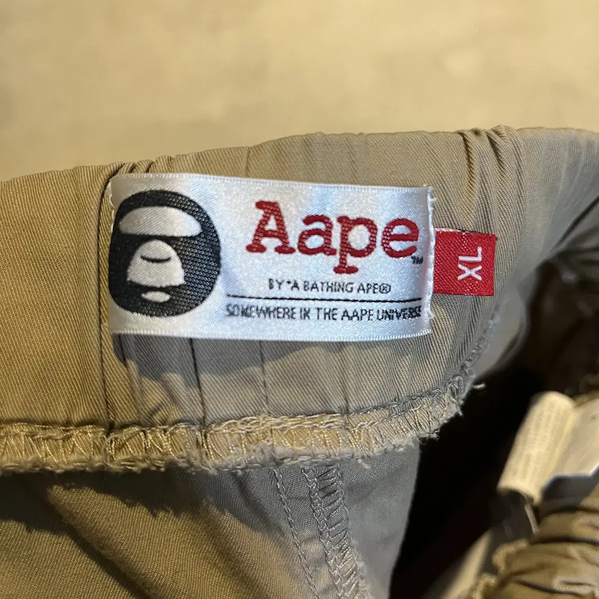 XL AAPE 코튼 팬츠/W711