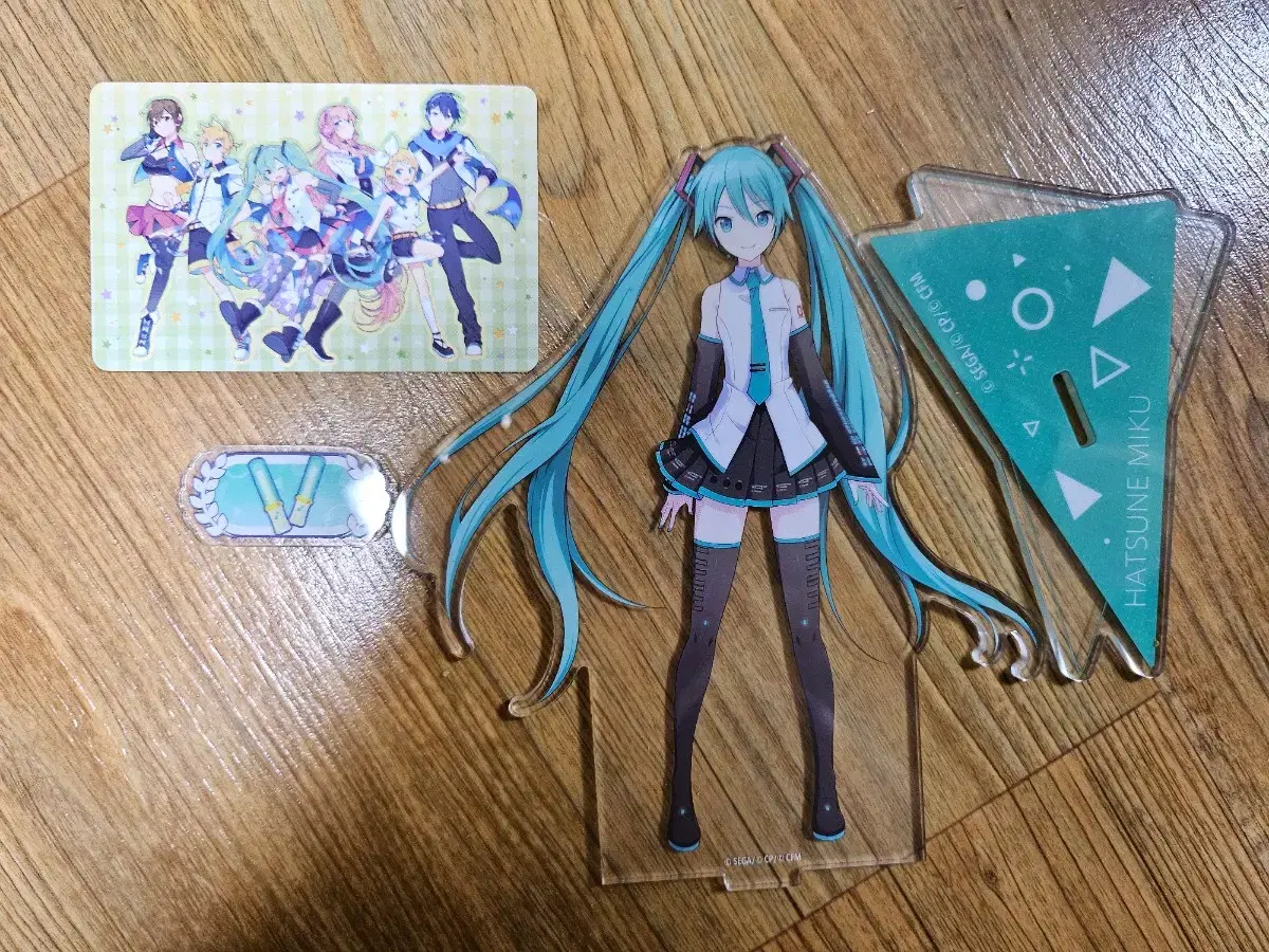 Krypton Bokaro photocard Cheer Badge Hatsune Miku acrylic Stand