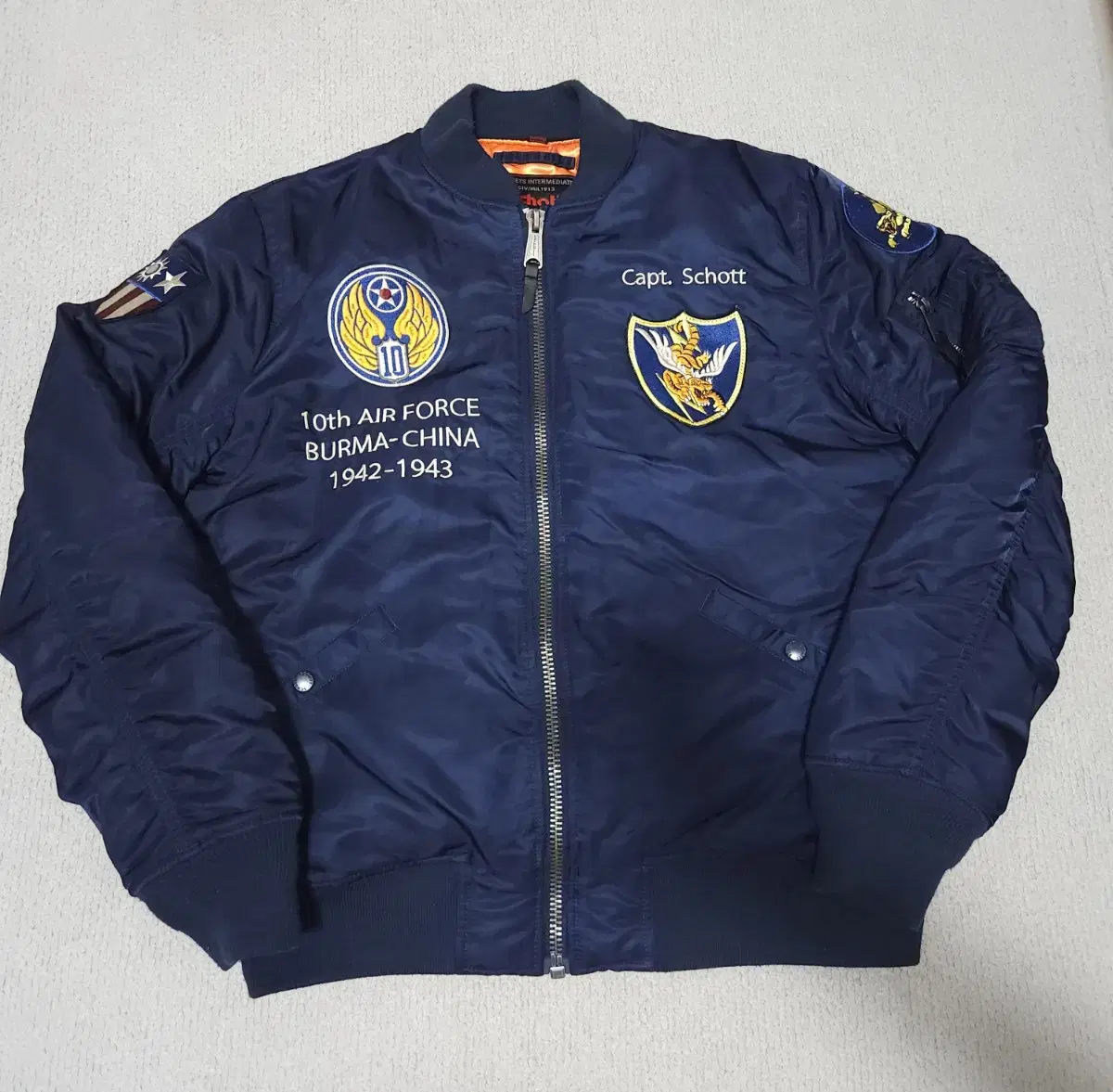 schott nyc ma-1 aviation jumper xl