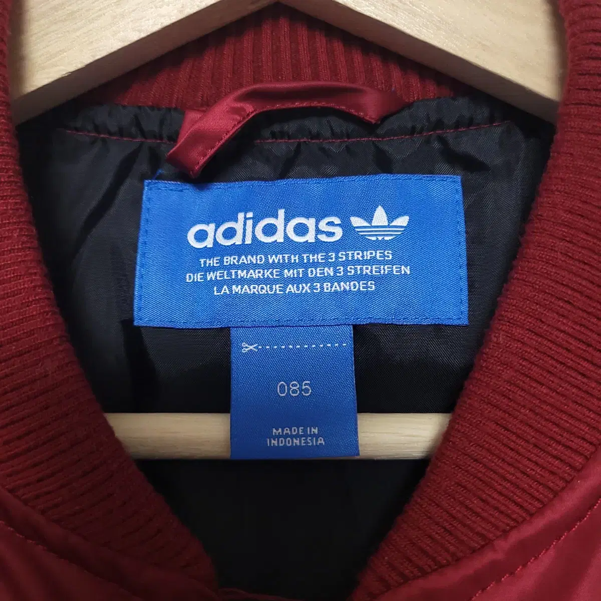 (85) ADIDAS 아디다스 오리지널 여성 패딩자켓 버건디 봄버 자켓