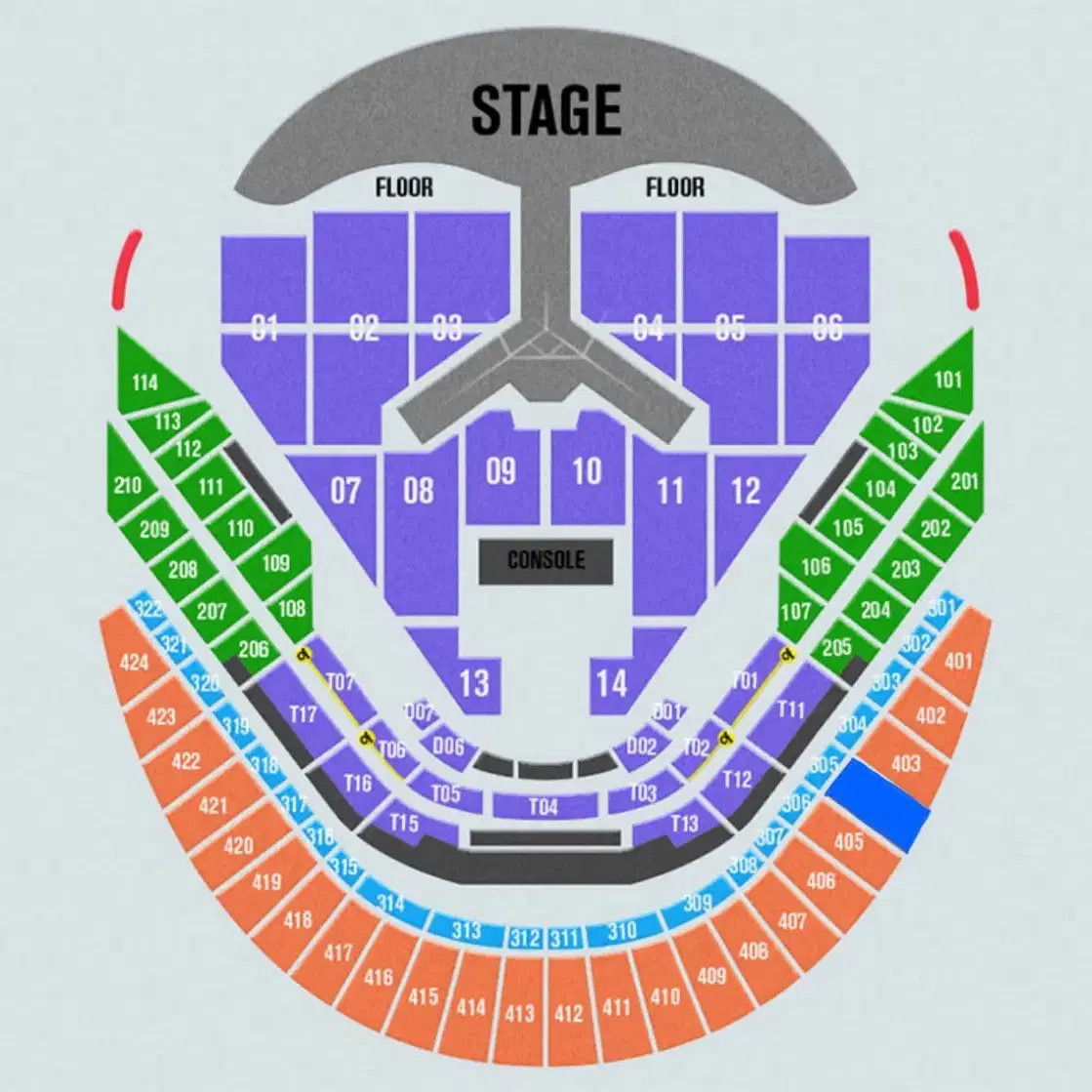 12/27 임영웅 콘서트 2연석