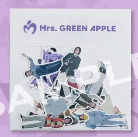 Mrs.green apple Mrs.green apple lilac stickers