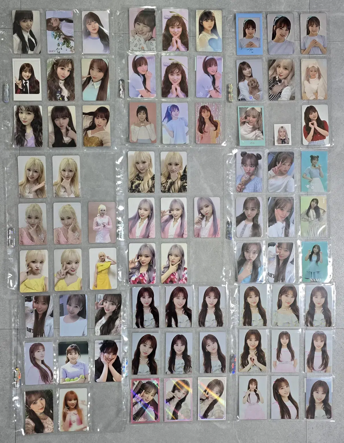 iz*one nako photocard, raw photo, album comp (bulk)