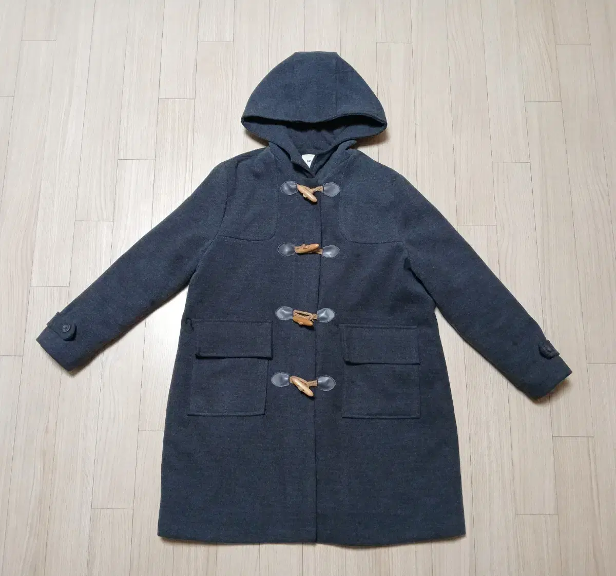 Men's Tteokbok Button Hooded Coat 95