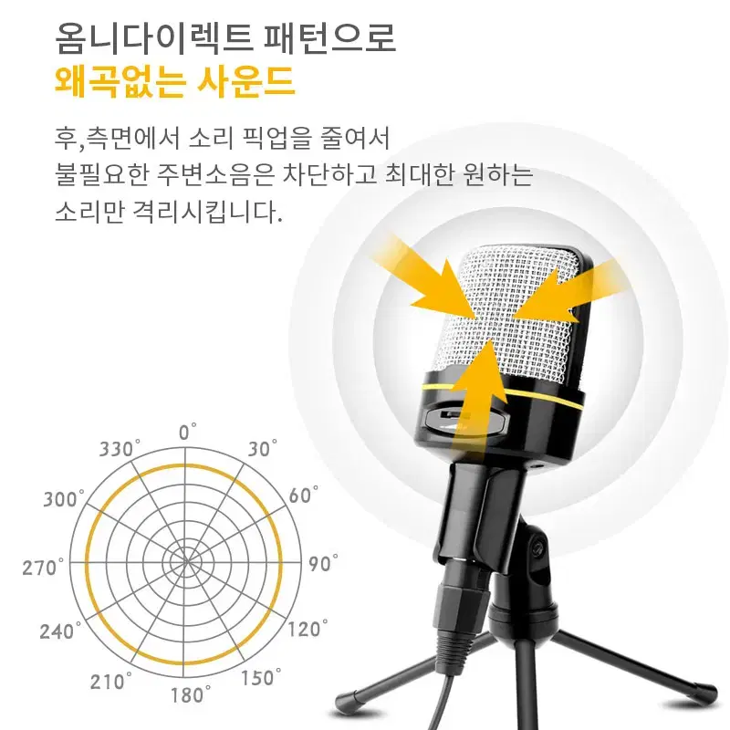 3.5mm 콘덴서형 컴퓨터용 일반 마이크