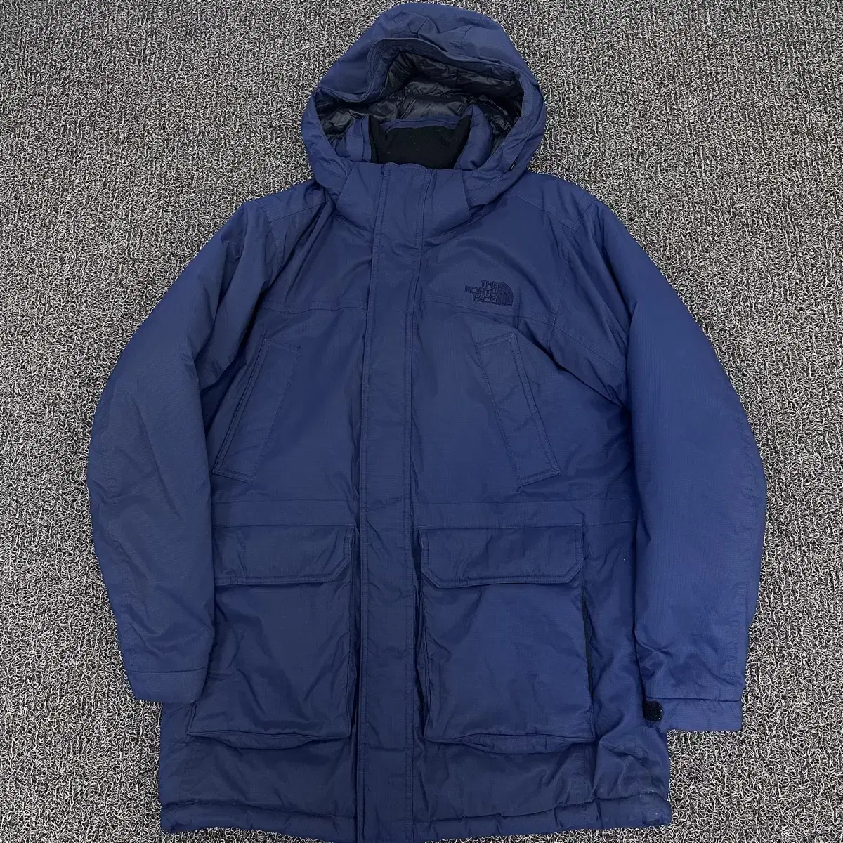 The North Face Goose Down Long Puffer Navy L (100)