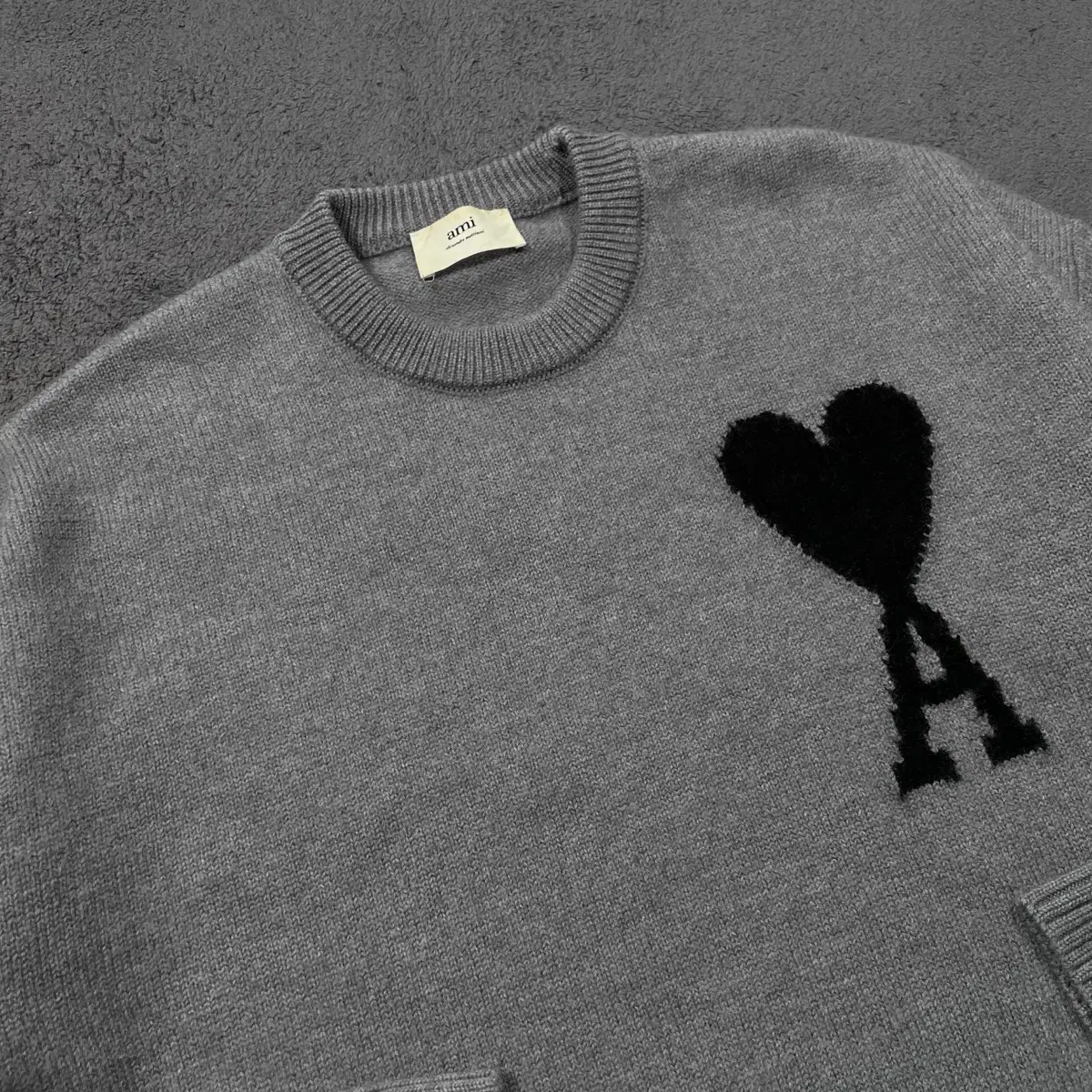 Army 22FW Big Heart Logo Wool Knit