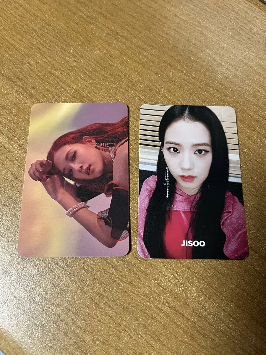 Black Pink debut album photocard