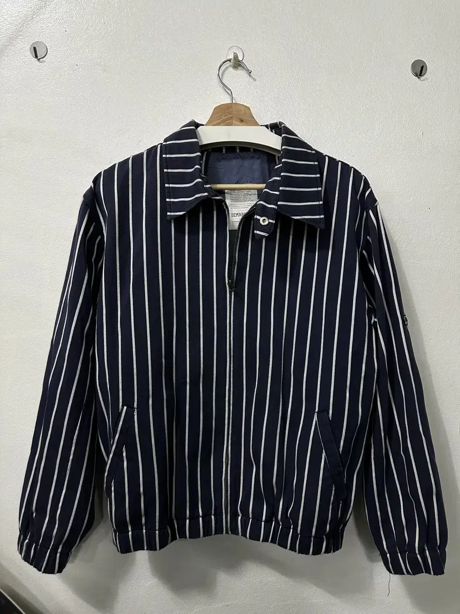 DEMARCOLAB Striped Harrington Jacket M