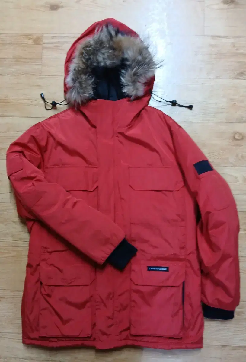 Kenadagus Expedition Hooded Padded Red Unisex Size 100-105